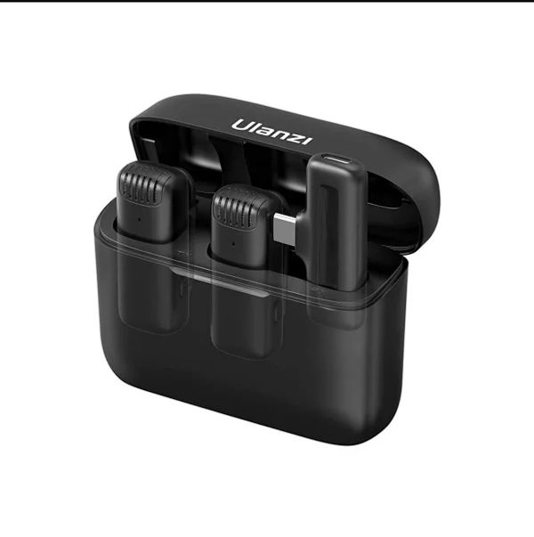Ulanzi J12 Dual Wireless Microphone for Android With Charging Case For Type-C