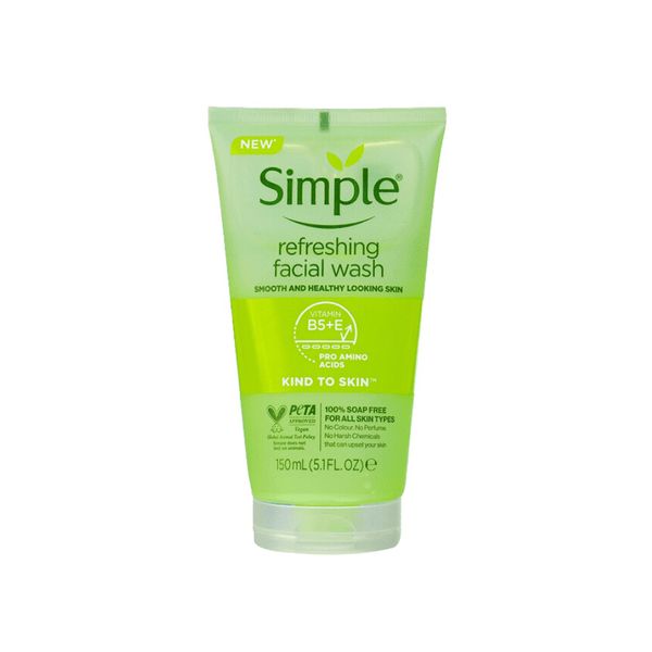 Simple Kind to Skin Refreshing Facial Wash 150ml