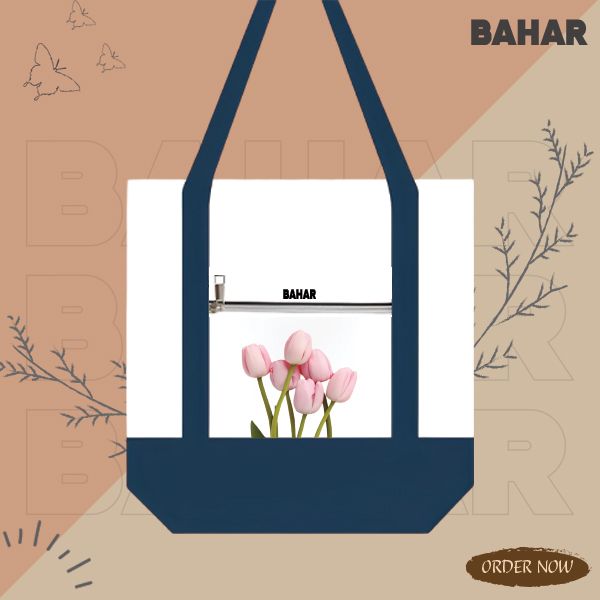 Versatile Large Capacity Tote Bags - Dual-Color Tote Bag
