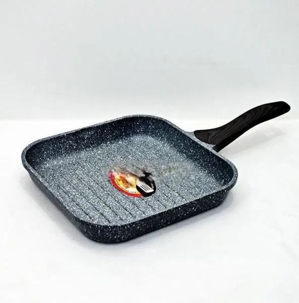 Kiam Die-Casting 26cm Grillpan With Glass Lid ।