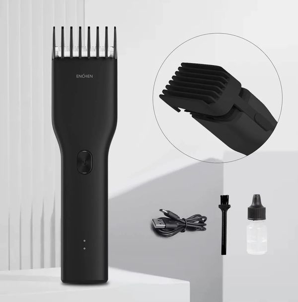 Xiaomi Mi Hair Clipper (Enchen Boost)- Black Color ট্রিমার চুল কাটা মেশিন ।