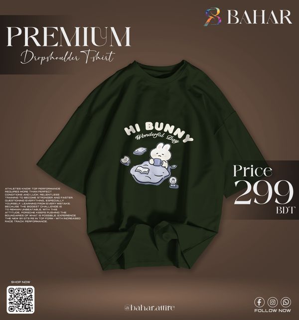 Oversized T-Shirt (Hi Bunny!)