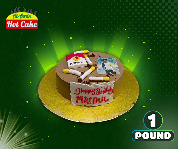 Smoking Theme Cake