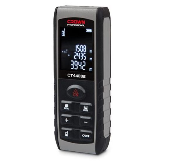 CROWN Professional Digital Laser Measure, 40m, ±2mm; CT44032