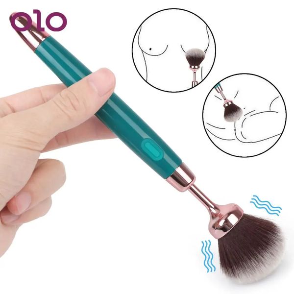 Makeup Brush Vibrators G-Spot Nipple Clitoral Stimulator AV Magic Wand Erotic Toy Sex Toys for Women 10 Vibration Modes