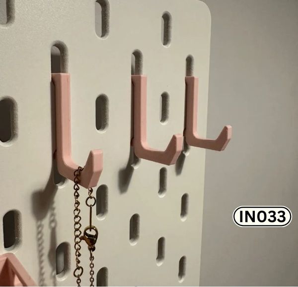 Small Hook for Skadis Pegboard