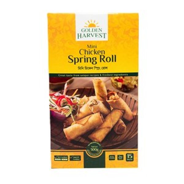 Golden Harvest Frozen Food Mini Chicken Spring Roll 15pcs