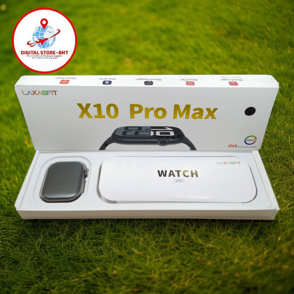 X10 Pro Max Smart Watch Bluetooth Call Message Reminder Sports Pedometer Heart Rate Monitoring 10th Generation New Appearance