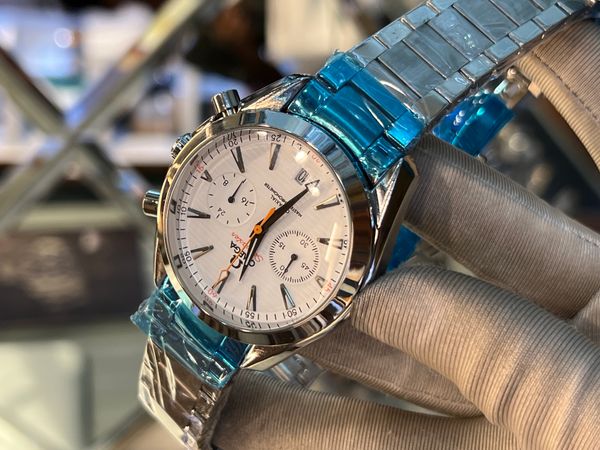 Omega chain White Dial Semi AAA Grade