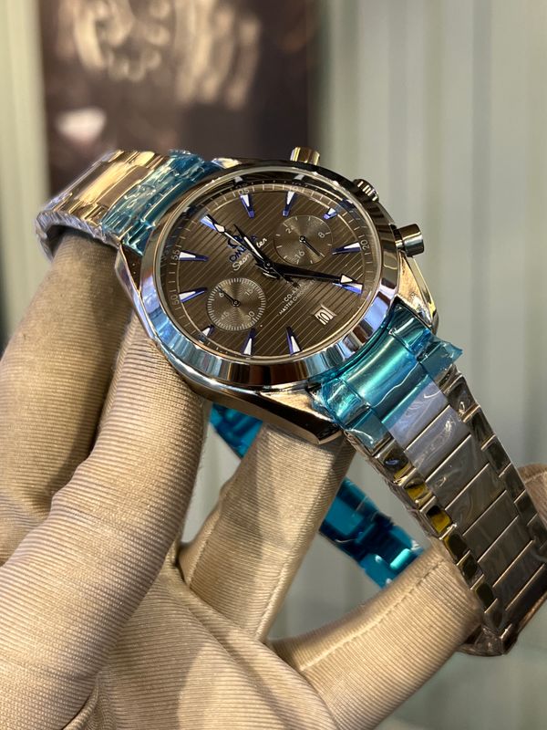 Omega Seamaster Gray Dial Blue Dot Semi AAA grade