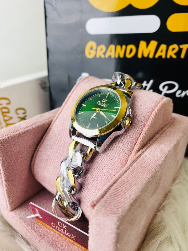 Caslex Bk954 bracelet design dial green