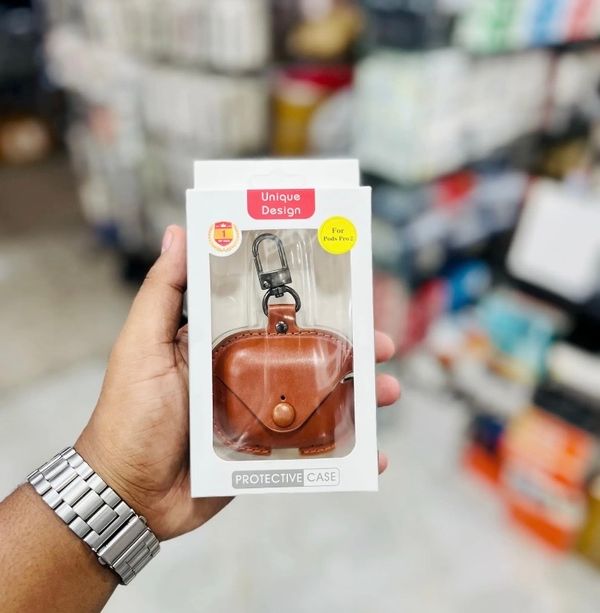 Genuine leather case for Airpods pro 2nd generation airbuds