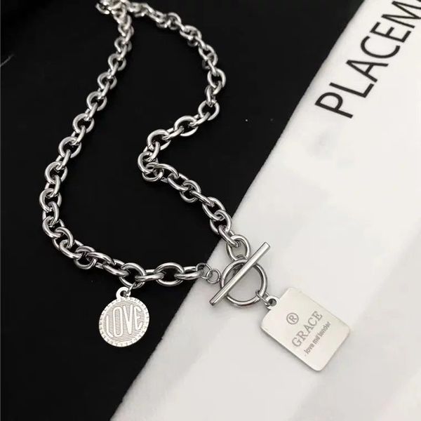 Punk Grace Necklace – Edgy Layered Chain Choker