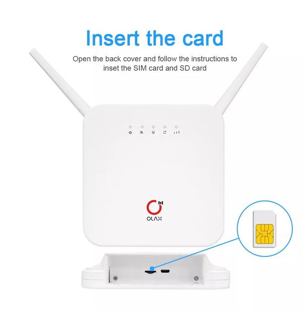 OLAX AX6 Pro 4G LTE Rechargeable WiFi Router ওয়াইফাই রাউটার সিম কার্ড সাপোর্ট।