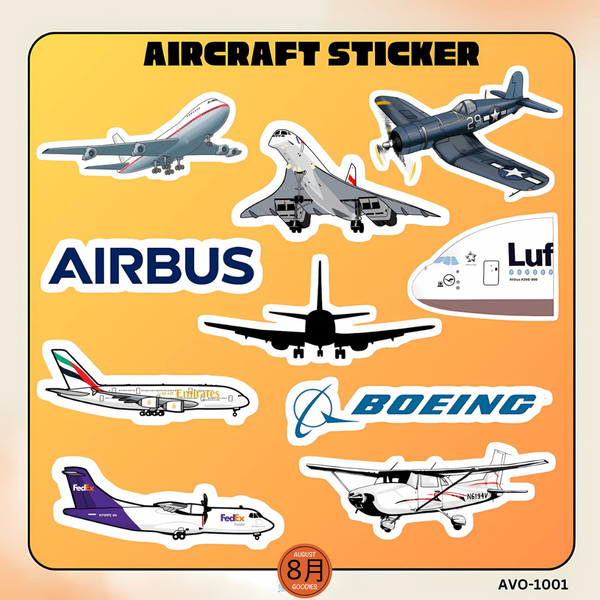 Aircraft stickers Set 01