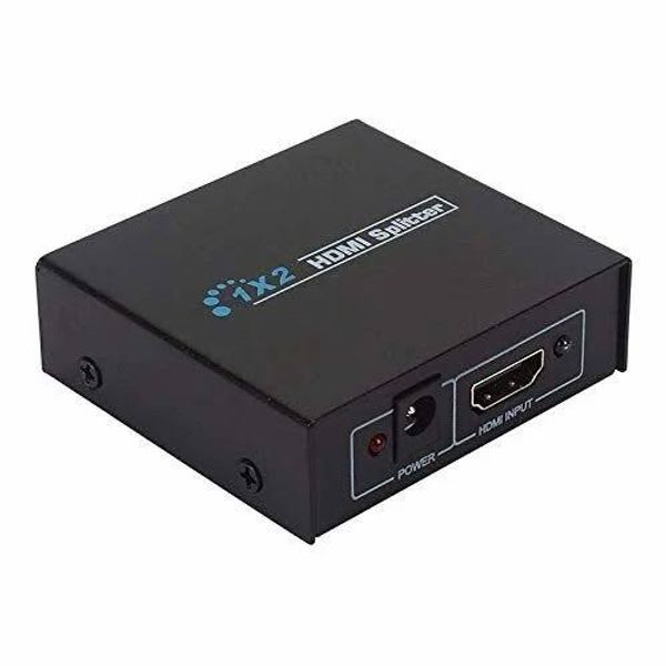 1 in 2 Out HD 1080P 3D 1.2 HDMI Splitter Duplicator Amplifier Switch AC Adapter