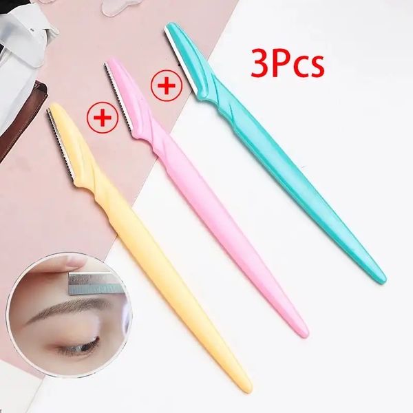 3 pieces eyebrow razor.