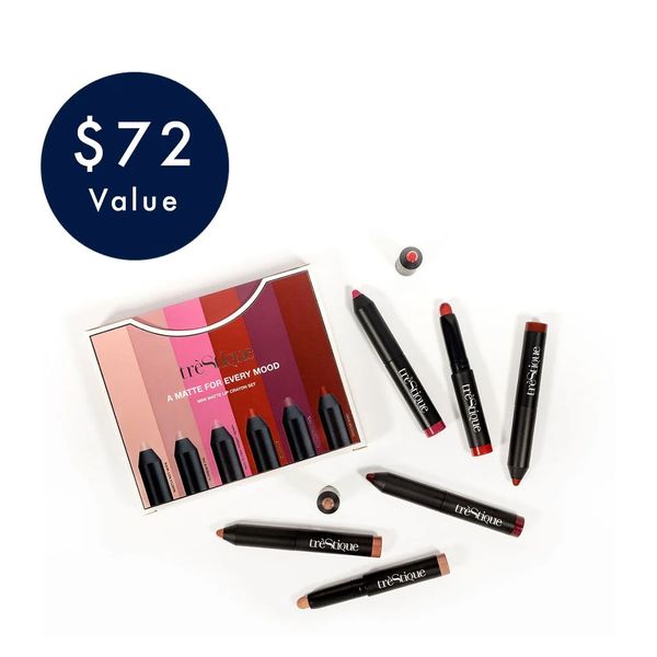 Trestique – A Matte For Every Mood (Mini Matte Lip Crayon Set)
