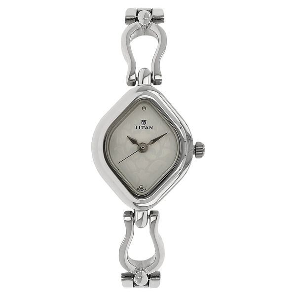 TITAN Women’s Stainless Steel Analog Watch - 2536SM02