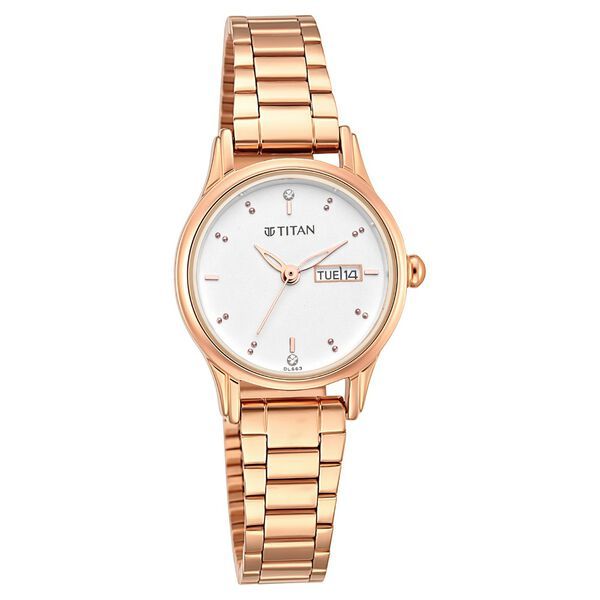 TITAN Women’s Rose Gold Analog Watch - 2656WM01