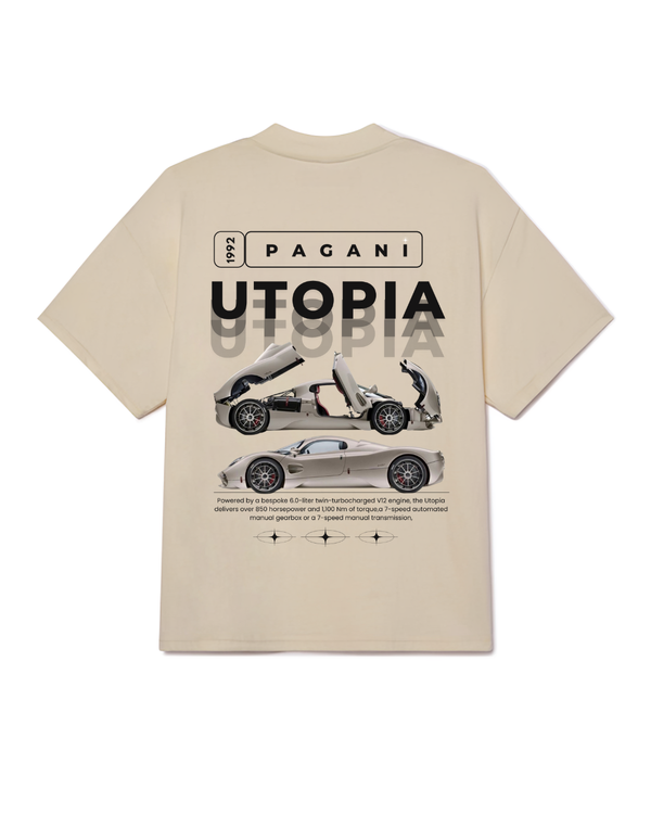 Pagani Utopia Oversized Tshirt - Beige