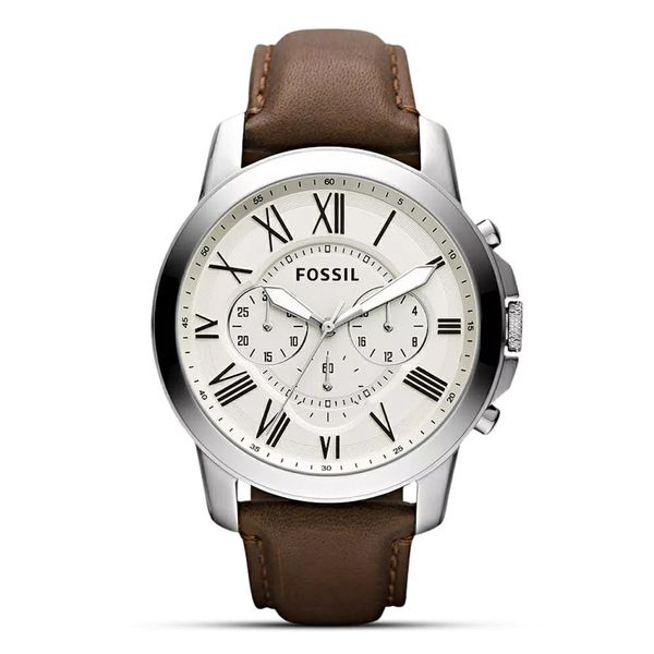 FOSSIL CHRONOGRAPH WHITE DIAL WATCH FOR MENS FS4735