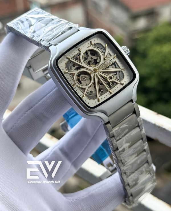 RADO TRUE SQUARE AUTO SILVER BODY WHITE DIAL