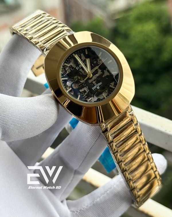 RADO AUTOMATIC GOLD BODY BLACK DIAL