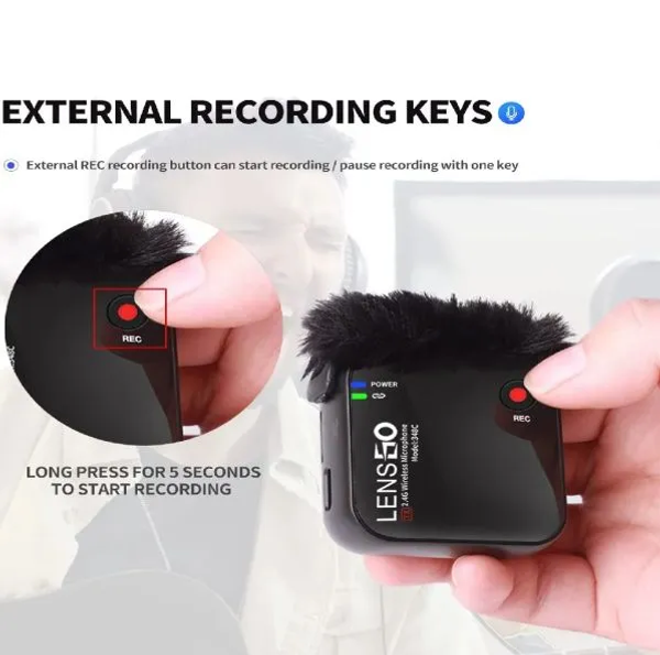 Hollyland Lark M1 Wireless Lavalier Microphone - Image 2