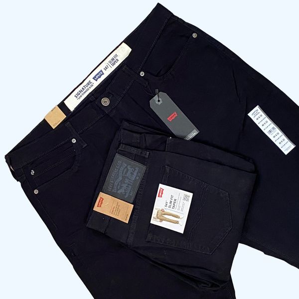 Levi's Men's Jet Black Gabardine