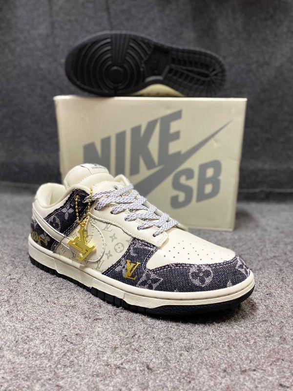 Dunk Low LV Denim Black Off White