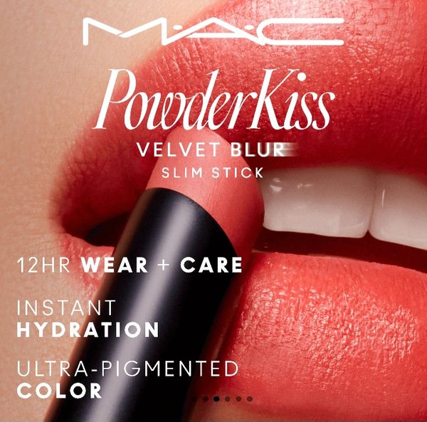 M.A.C Powder Kiss Velvet Blur Slim Stick - Over the Taupe - Image 5