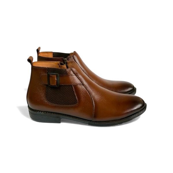 Mustard Buckle Chelsea Boot