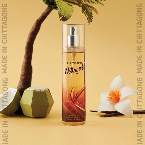 Buy Layer'r Wottagirl Vanilla Twist Body Spray for Women - 135ml |