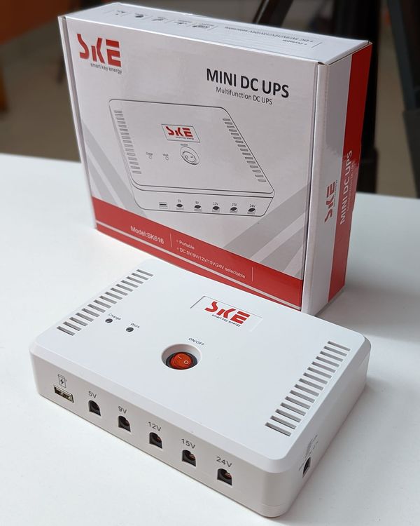 SKE SK616 Mini UPS For Wifi Router + ONU + IP Cam/CC Cam ( 13,200mAh With 5 Output) মিনি ইউপিএস।SKE SK616 Mini UPS Price in Bangladesh