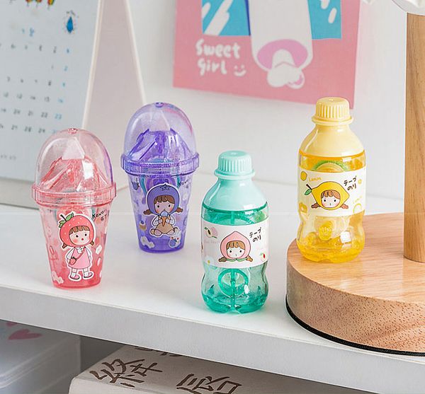 Dot Glue for Students' Use on Drink Bottles, Planner Transparent Double-Sided Tape