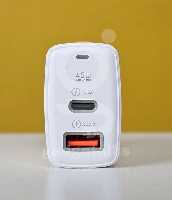 GearUP GP007 45W Fast Charging PD 3.0+ QC 3.0 USB Wall Charger