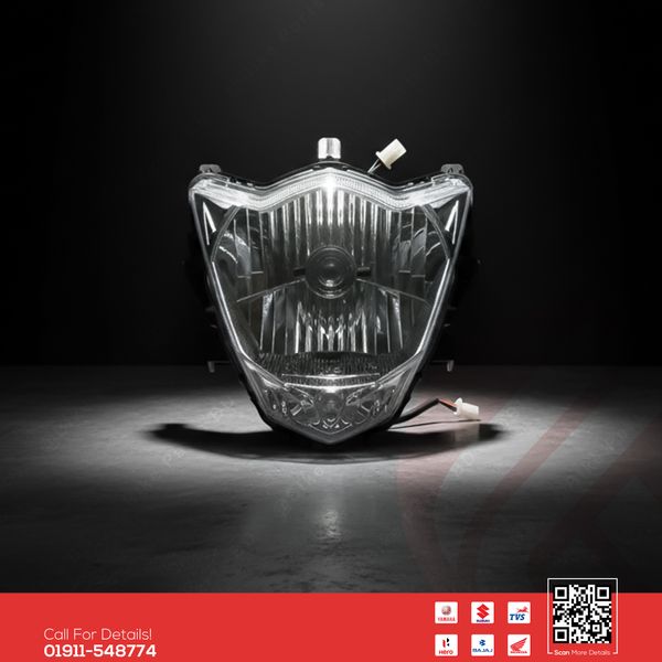 Headlight Assy for Suzuki Gixxer & Gixxer SF bike.