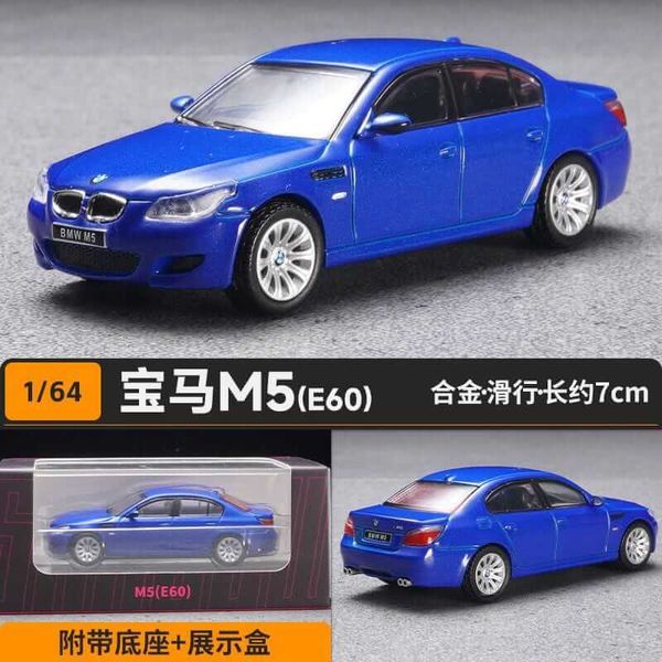 Shadow 1:64 BMW M5 (E60) Blue Diecast Model Car