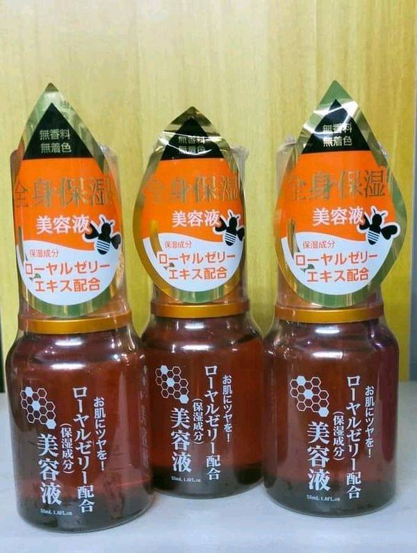 Daiso Royal Jelly Extract Formulations Glossy serum