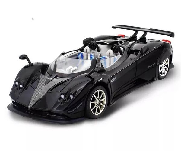 1:24 Pagani Zonda HP Barchetta Model Diecast Black