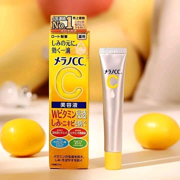 Rohto Melano CC premium brightening essence serum 20 ml
