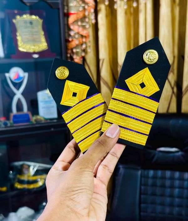 Chief Engineer Button Epaulettes