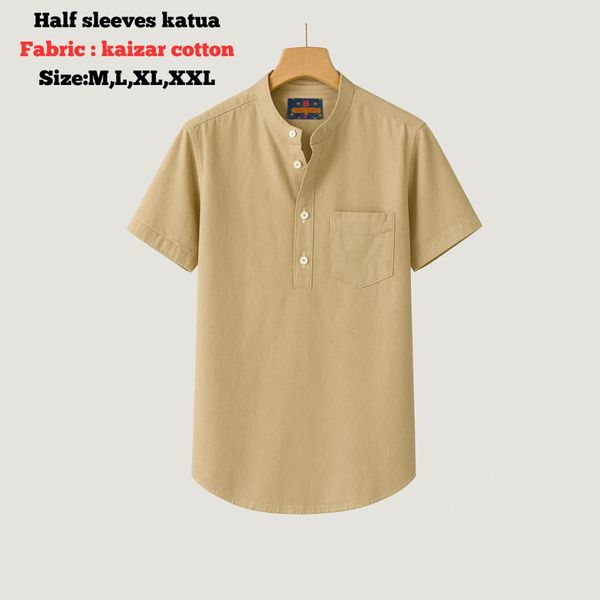 Kaizar Cotton Half Sleeves Katua – আরামদায়ক ও স্টাইলিশ