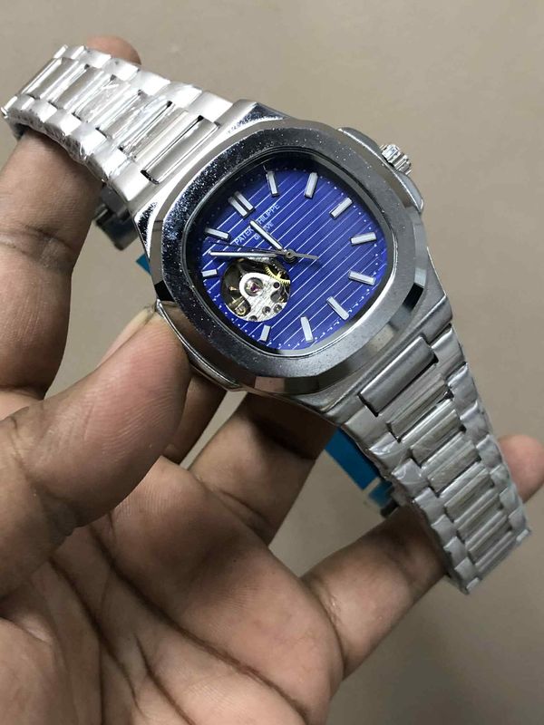 PATEK AUTO OPEN HEART BLUE DIAL