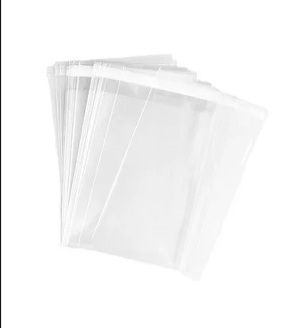 5x7 Inc ChinaTransparent Small Poly(13x18cm) PVC White With Sticker Poly Bags