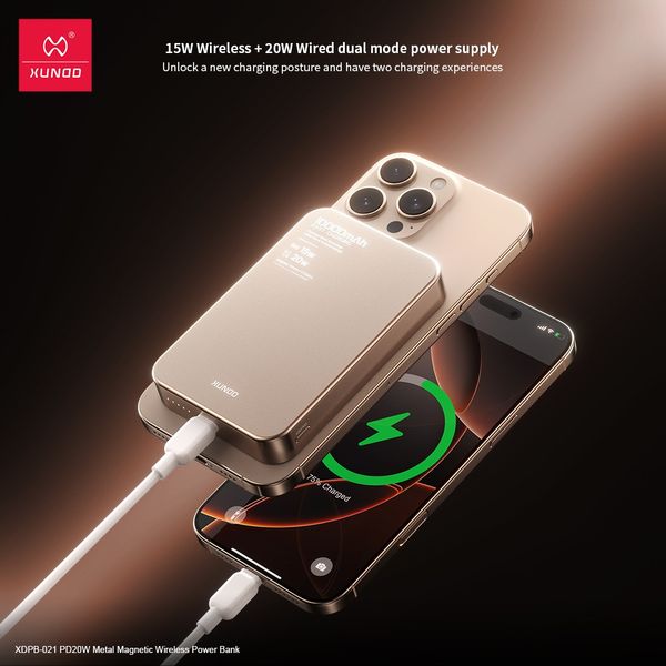 XUNDD XDPB-B021 10000mAh Wireless Power Bank