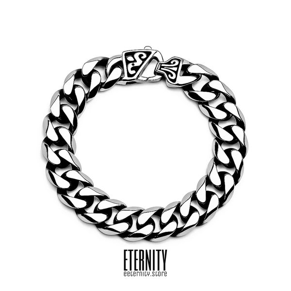 Obsidian Royale Titanium Bracelet (15mm)