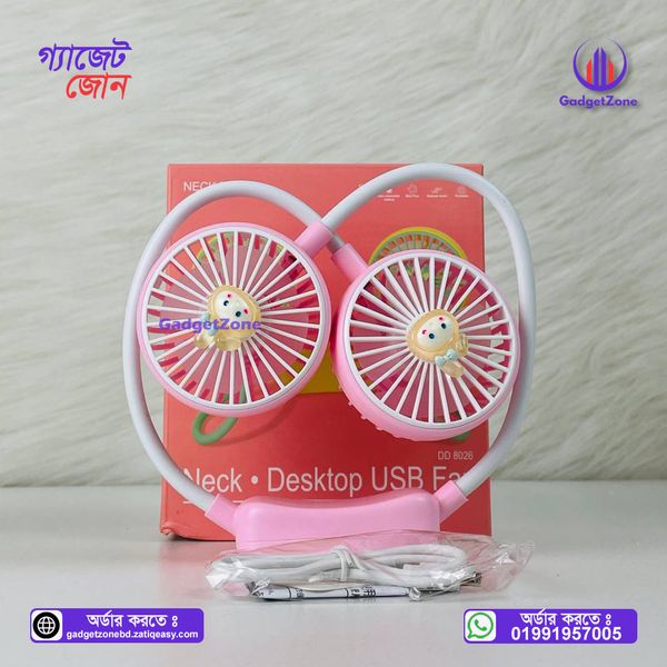 Folding Mini Neck Fan Rechargeable Fan Portable Fan Hand Free S13-F1193đĨ