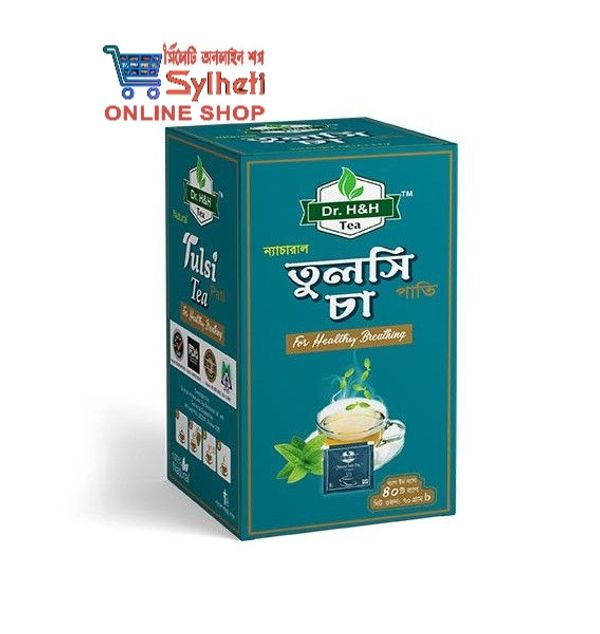 Natural Tulsi Tea - 40 Tea Bags - Dr. H&H